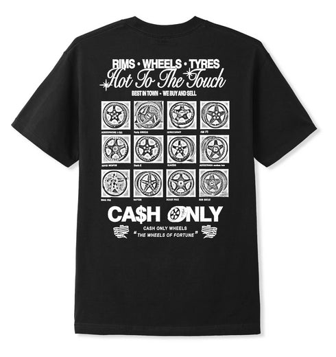 Cash Only - Wheels Tee (Black)